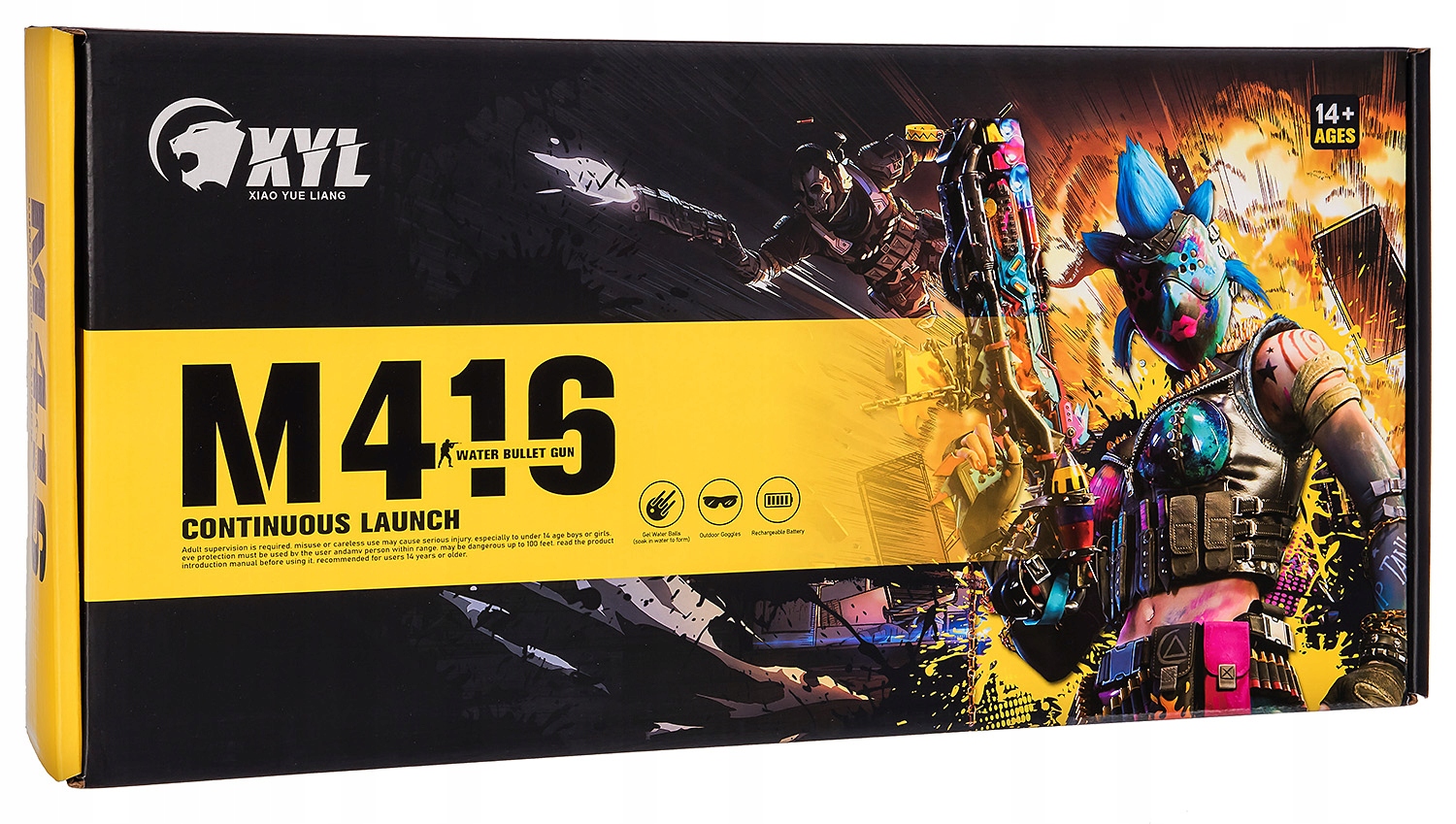 AUTOMAT M416 PISTOLET KULKI ŻELOWE KARABIN CSGO Płeć chłopcy dziewczynki