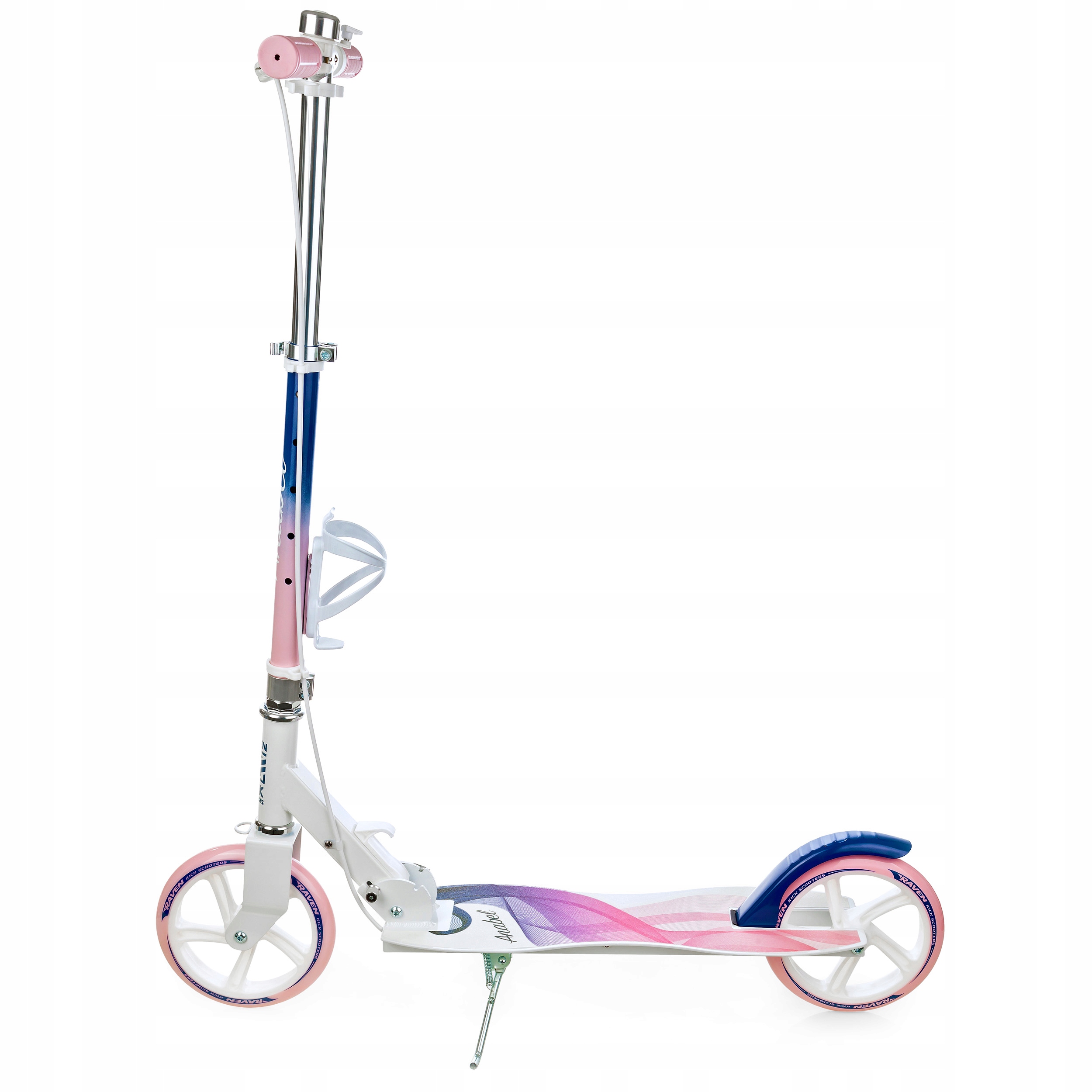 Hulajnoga Raven Anabel Navy/Pink 200mm z hamulcem i dzwonkiem Waga 100 kg