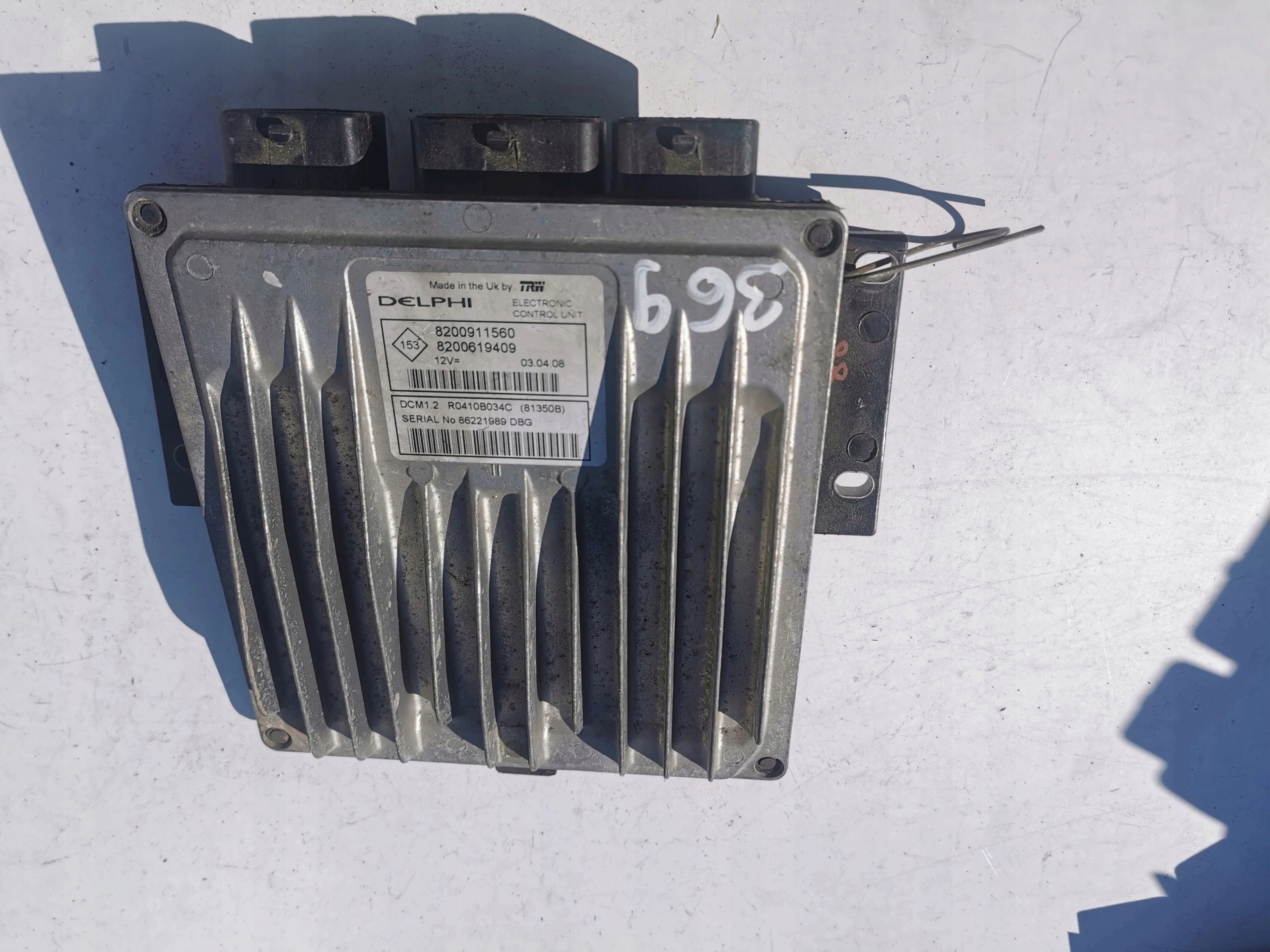 RENAULT CLIO 1.5DCI 8200911560 8200619409 computer