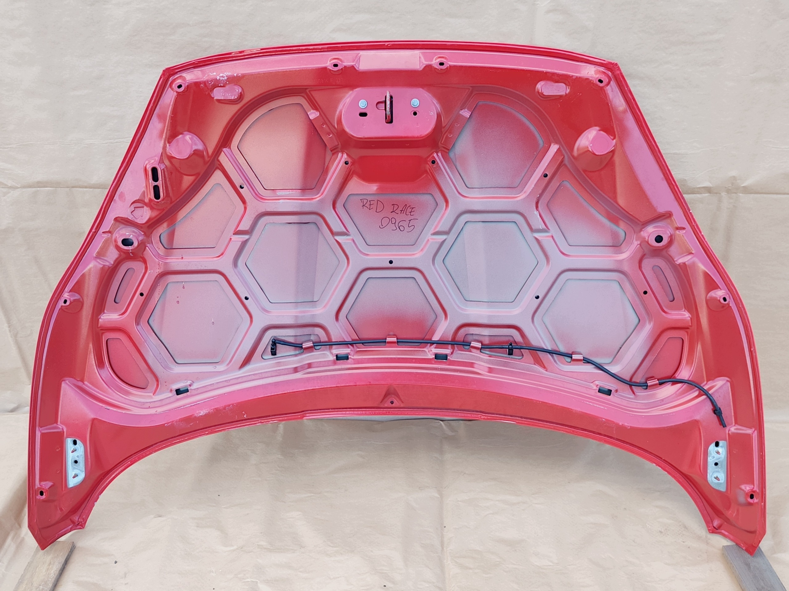 FORD FIESTA MK7 LIFT 2012-2017 bonnet front RED RACE original