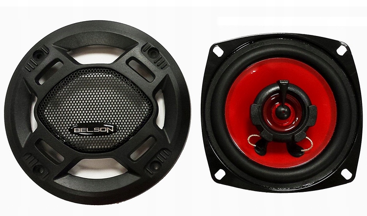 Belson BSS-425FB głośnik 2-drożny 10cm czerwony