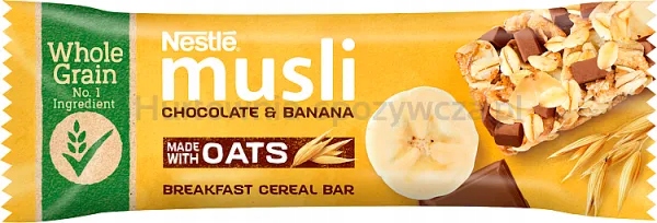 Levně Nestle Tyčinka Musli Čokoláda s banánem 35 g