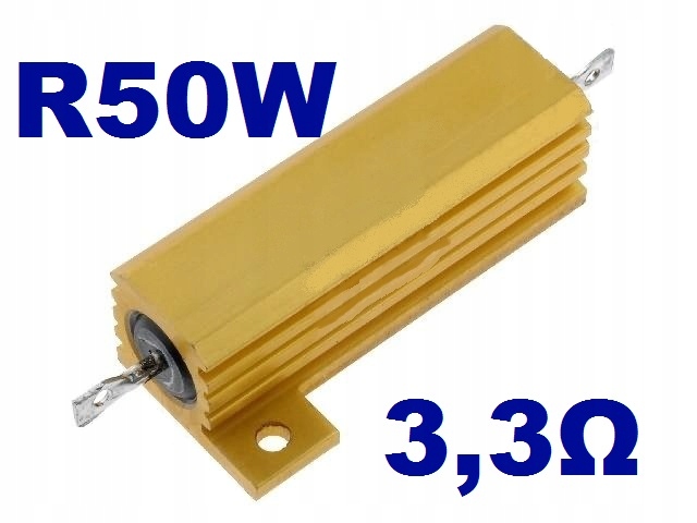 

Rezystor z radiatorem 3,3ohm 50W 5%