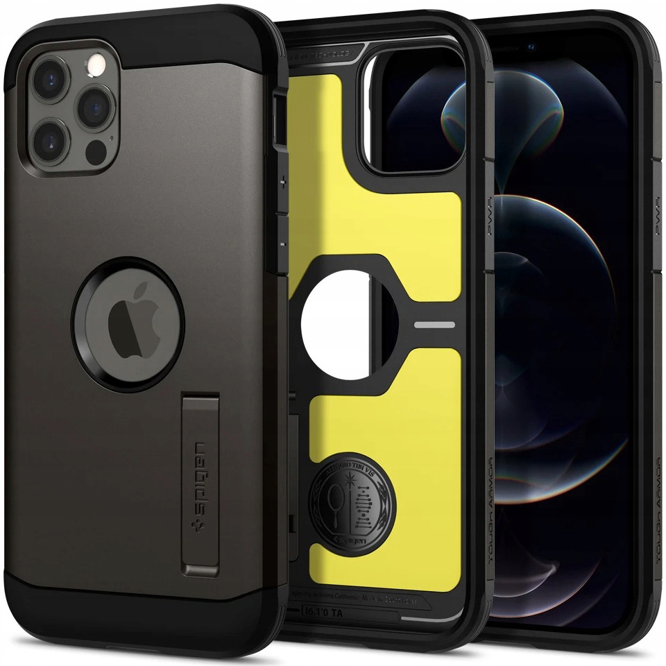 

Etui do iPhone 12 / Pro, Spigen Tough, pokrowiec