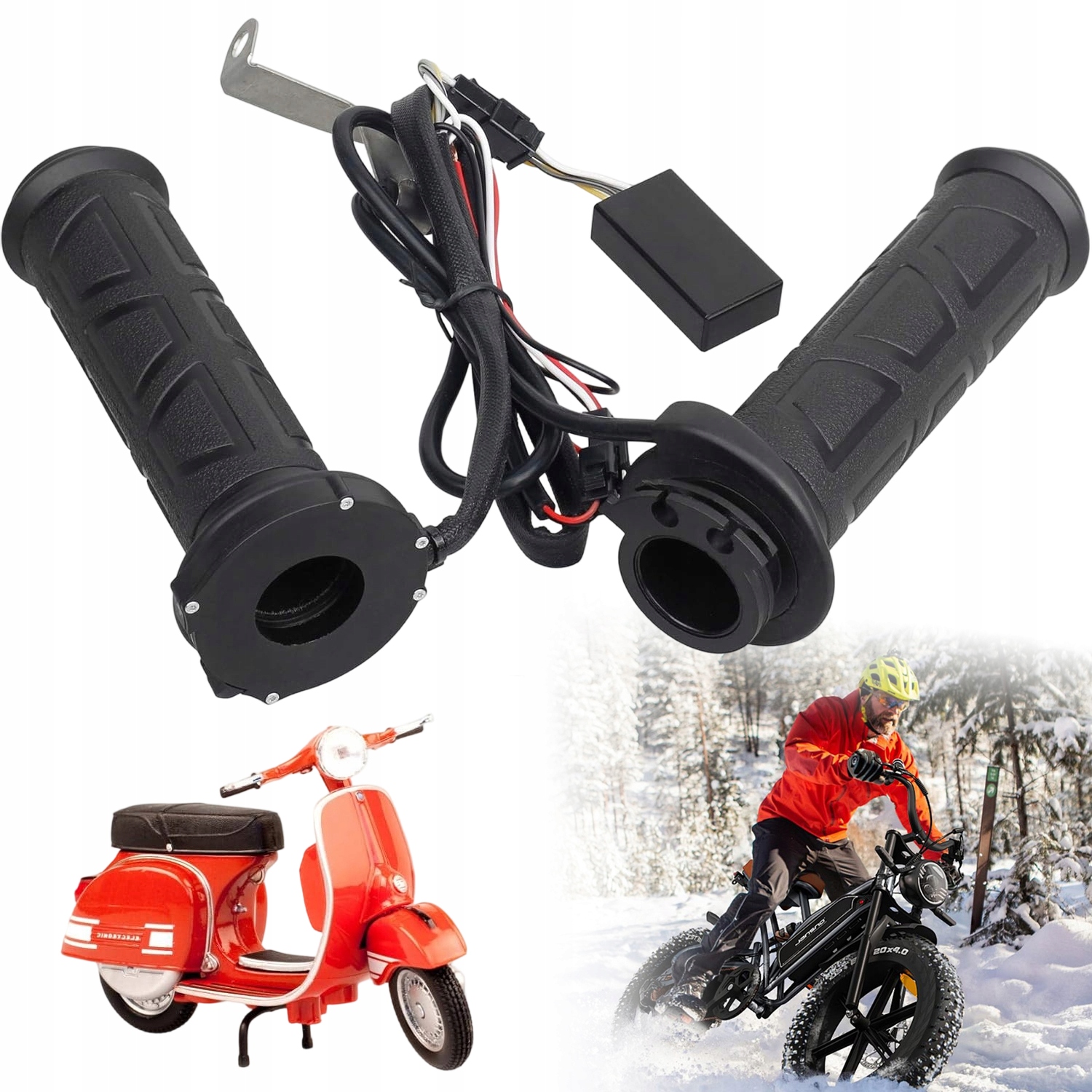 Manetki Podgrzewane Do Skutera Motocykla Motoru Quad, Podgrzewane Manetki