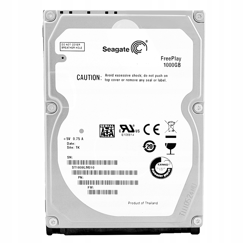 Seagate ST1000LM010 1TB 16Mb 5,4K Sata2 2,5"