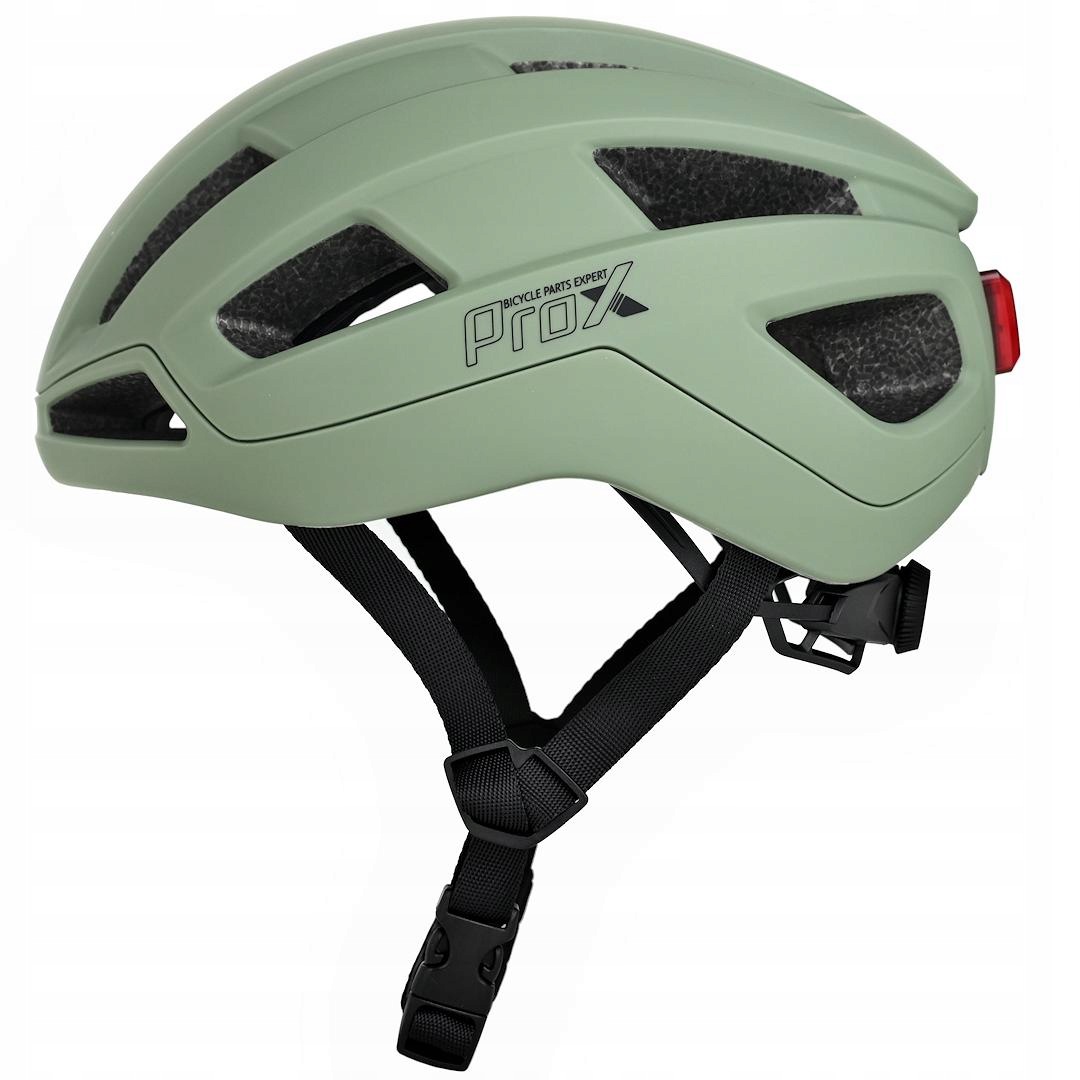 Kask rowerowy Prox Magneto Led L/XL 59-61cm zielony