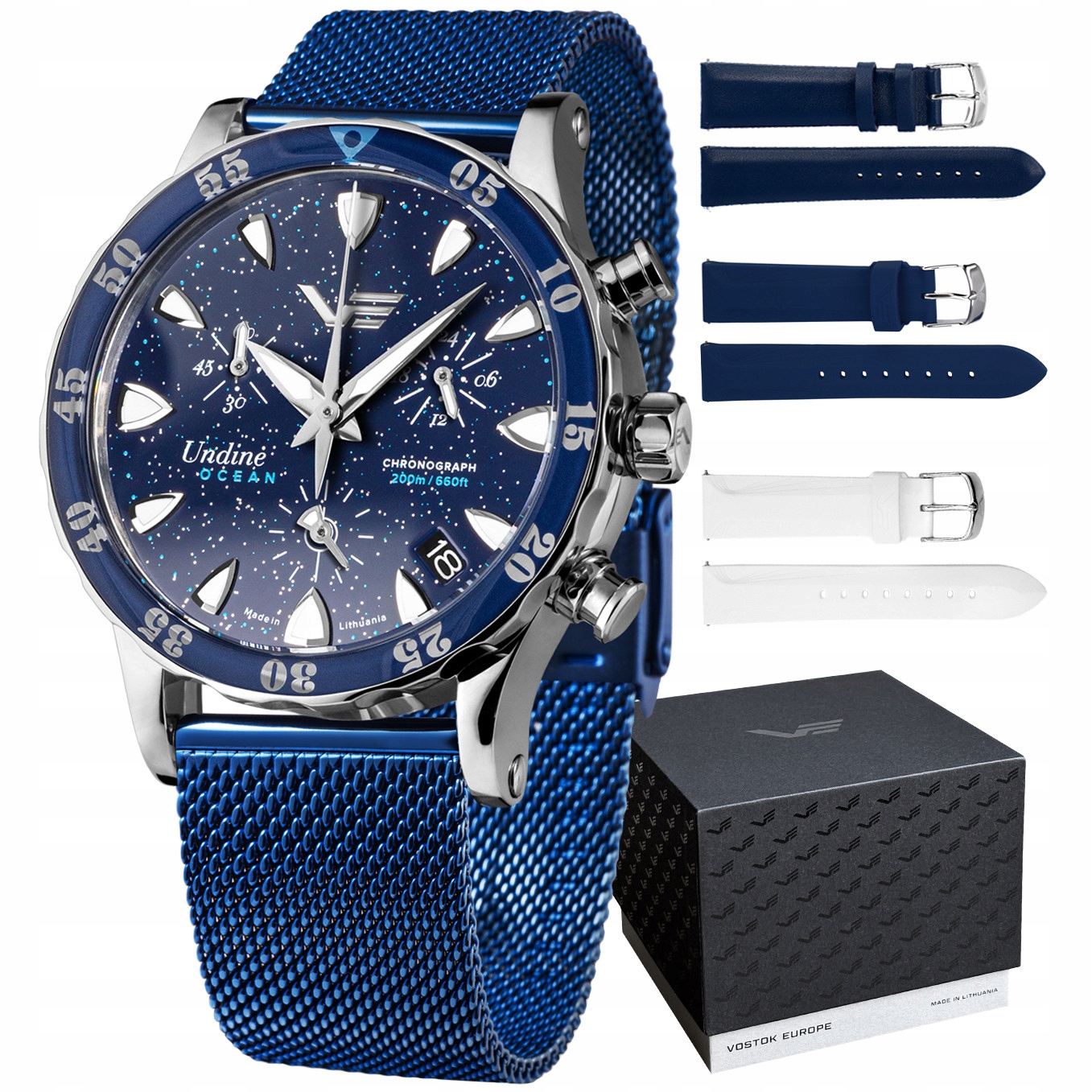 Dámské hodinky Vostok Europe VK68-515A756BB modré