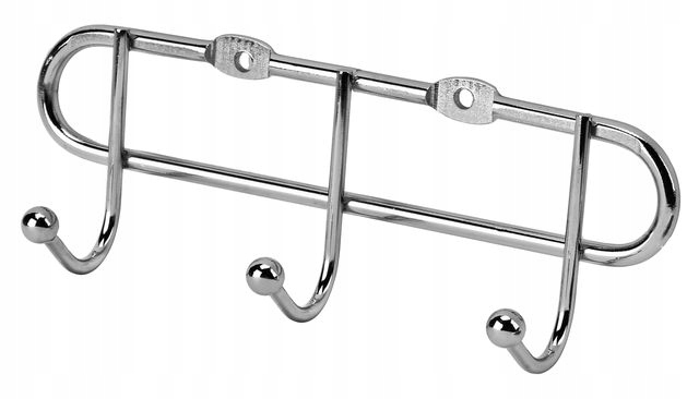 

Wieszak Ścienny 3-ramienny chromowany 15cm Alsea