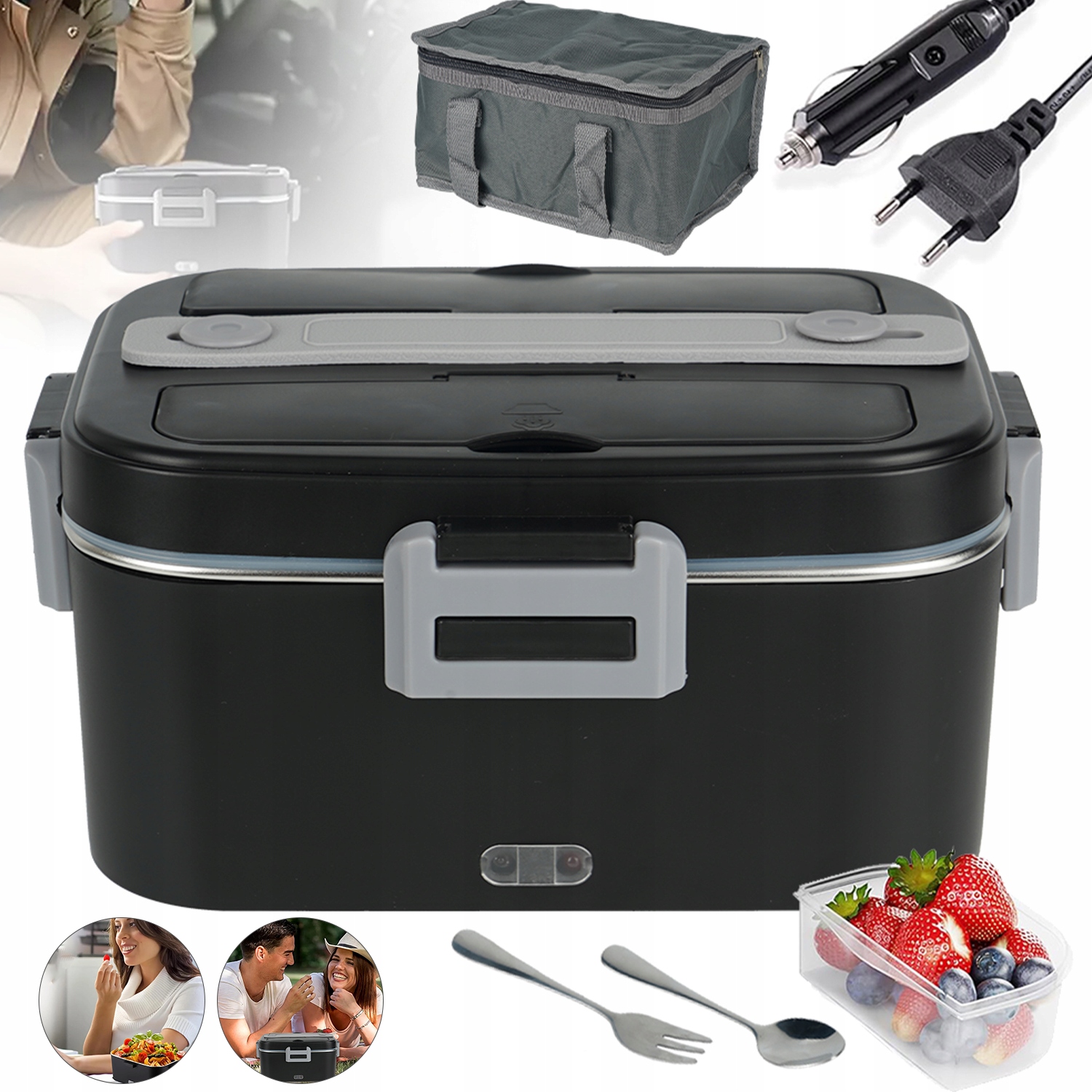 Elektrický Obědový Box Ohřívač Krabička Pro Nákladní Automobil Domu 1800 ML