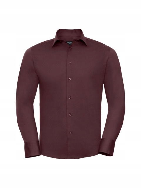 Pánská přiléhavá košile s dlouhým rukávem Russell Port XXL