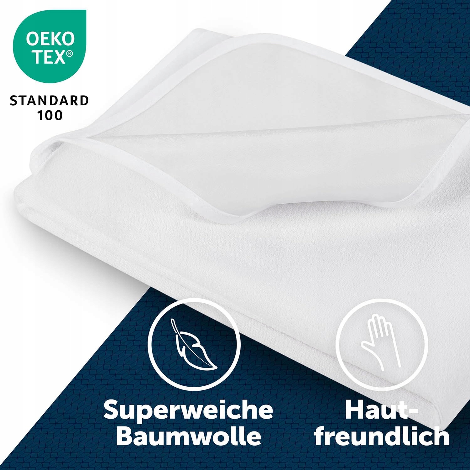 BLUMTAL Ochraniacz Na Materac 70x140 cm 2 Sztuki Wodoodporny Oeko-Tex — miniatura 5
