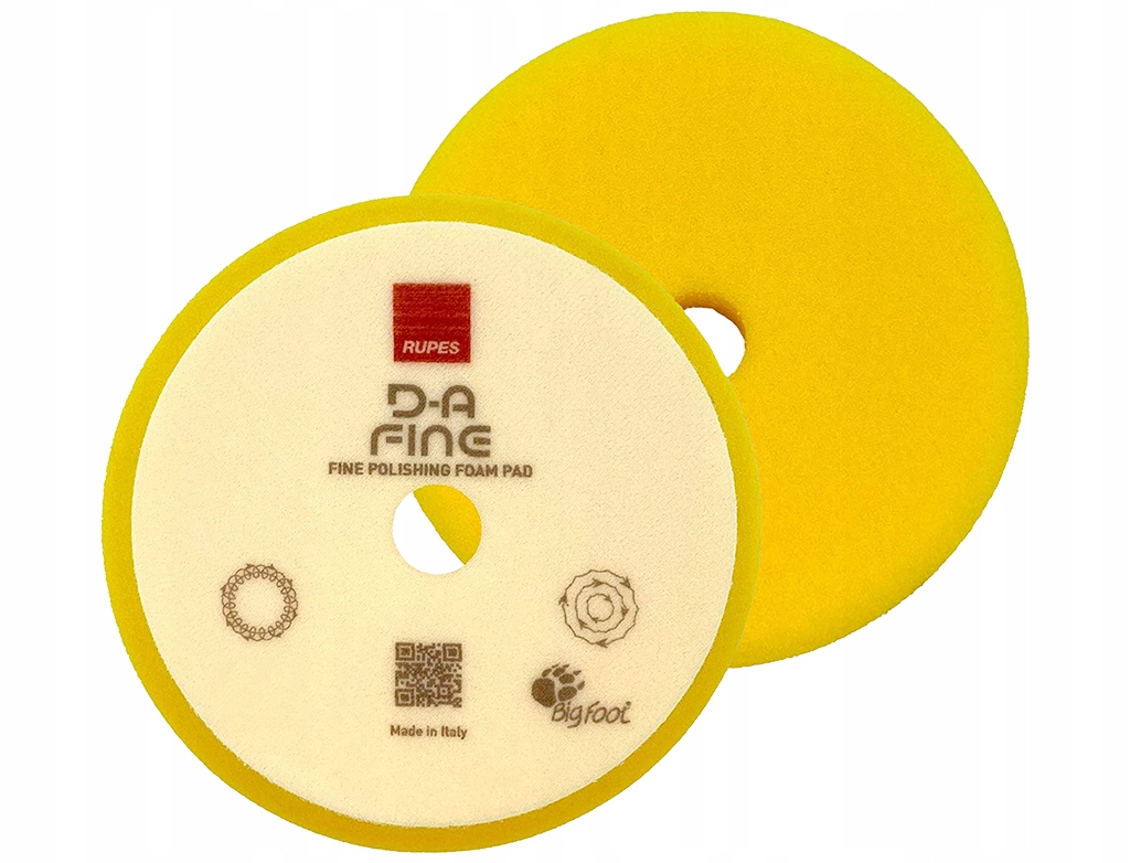 

Gąbka polerska Rupes Fine 150/180mm Miękka żółta