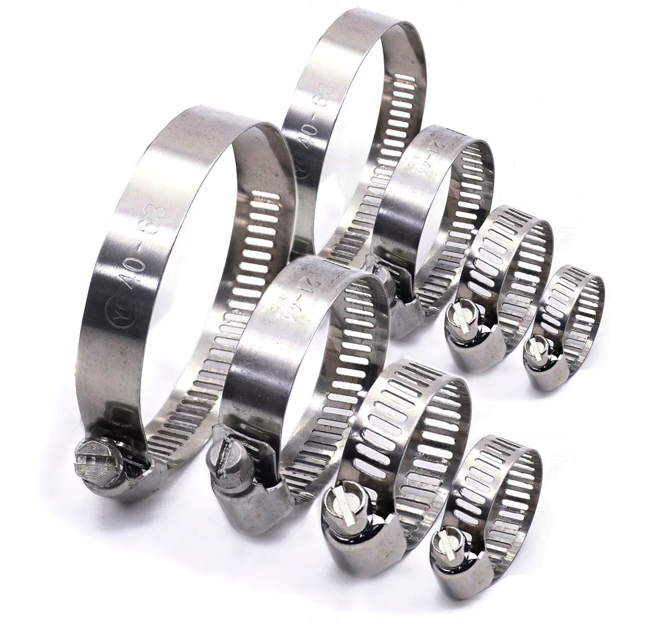 

Opaska zaciskowa Kpl. obejma cybant ślimakowa 8szt