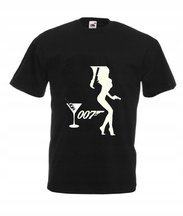

Koszulka Męska James Bond Agent 007 Prezent