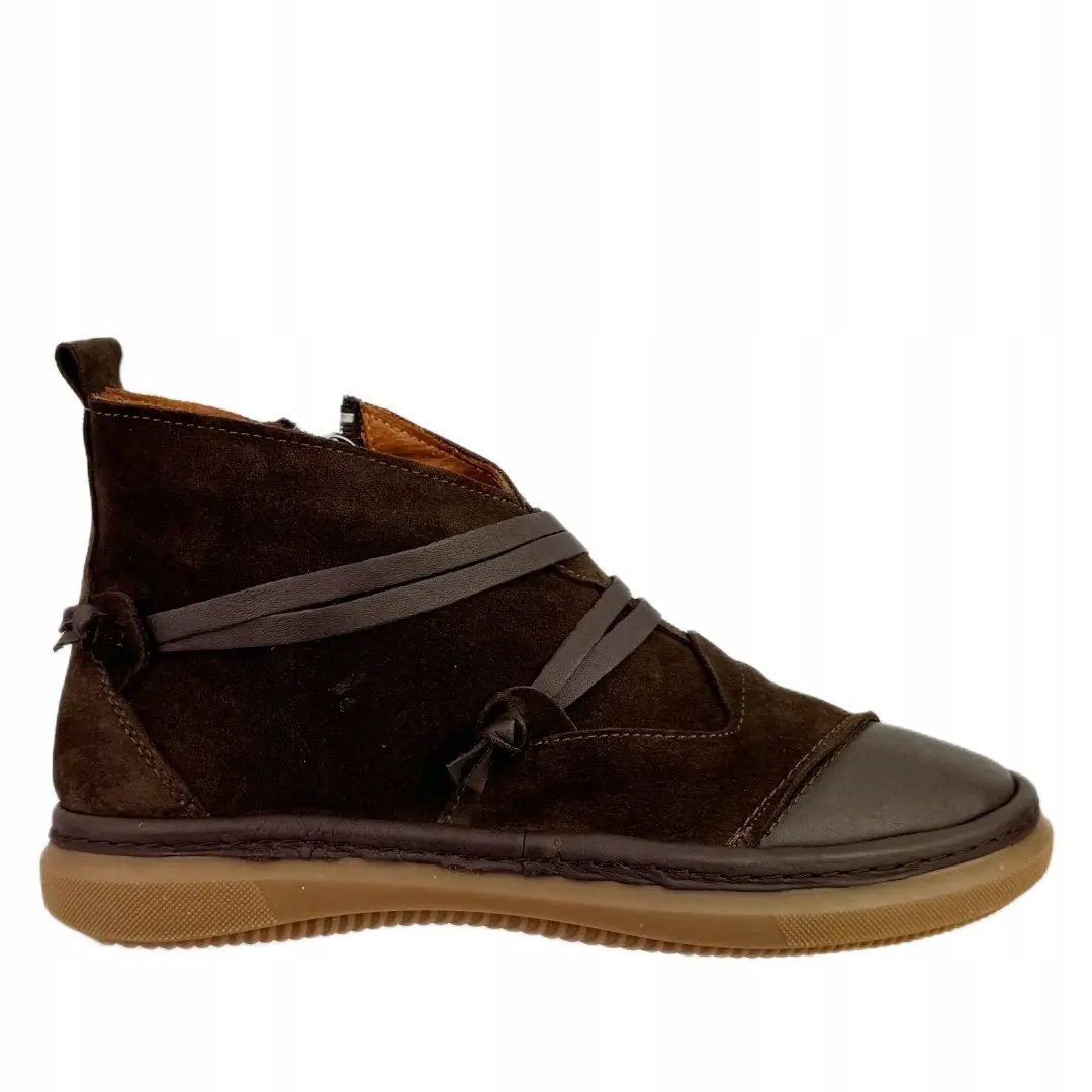 Dámské kotníkové boty Boccato 500.350.195-40 hnědé 39, Hnědá