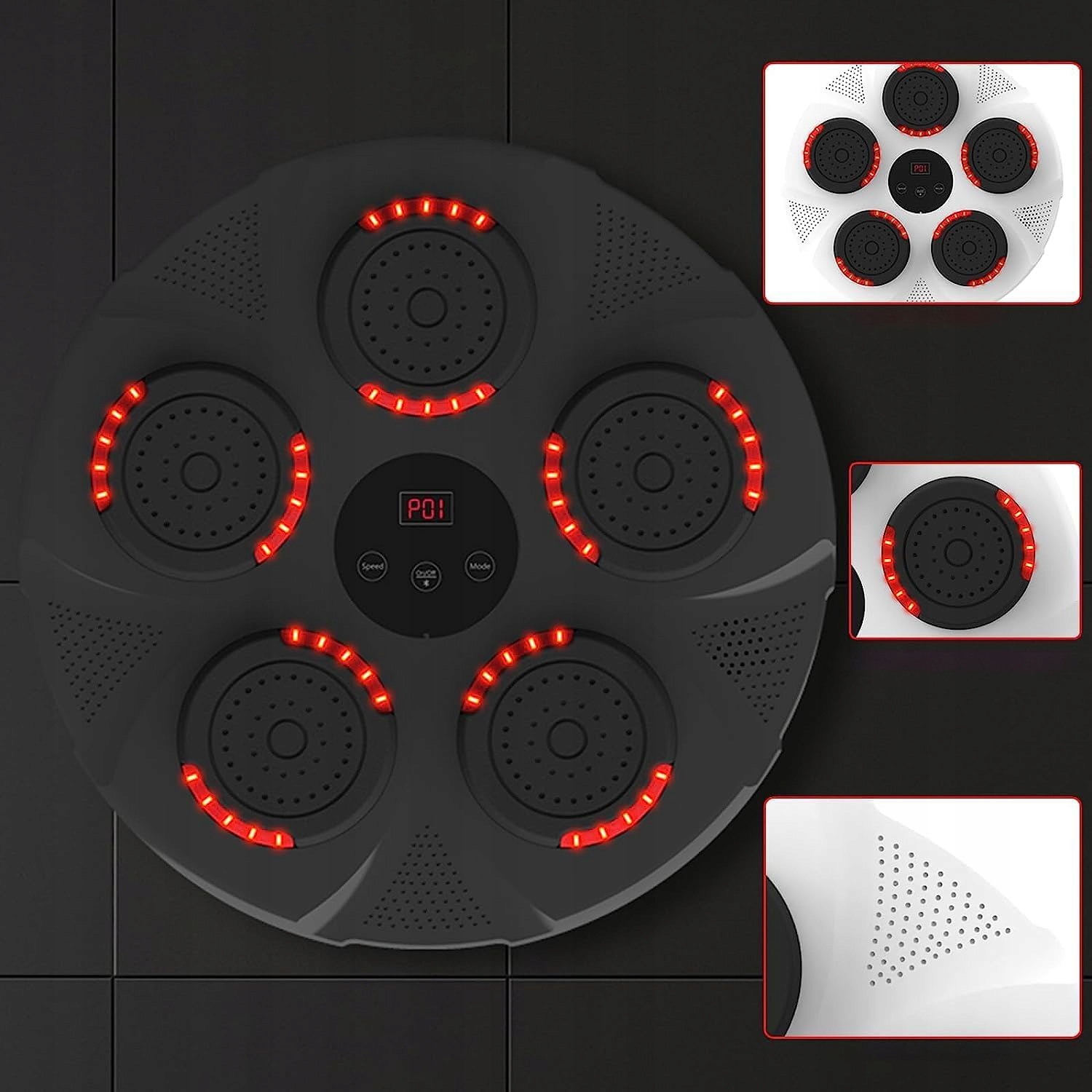 INTELIGENTNA MATA BOKSERSKA BLUETOOTH LED Z MUZYKĄ DO TRENINGU Rodzaj tarcza