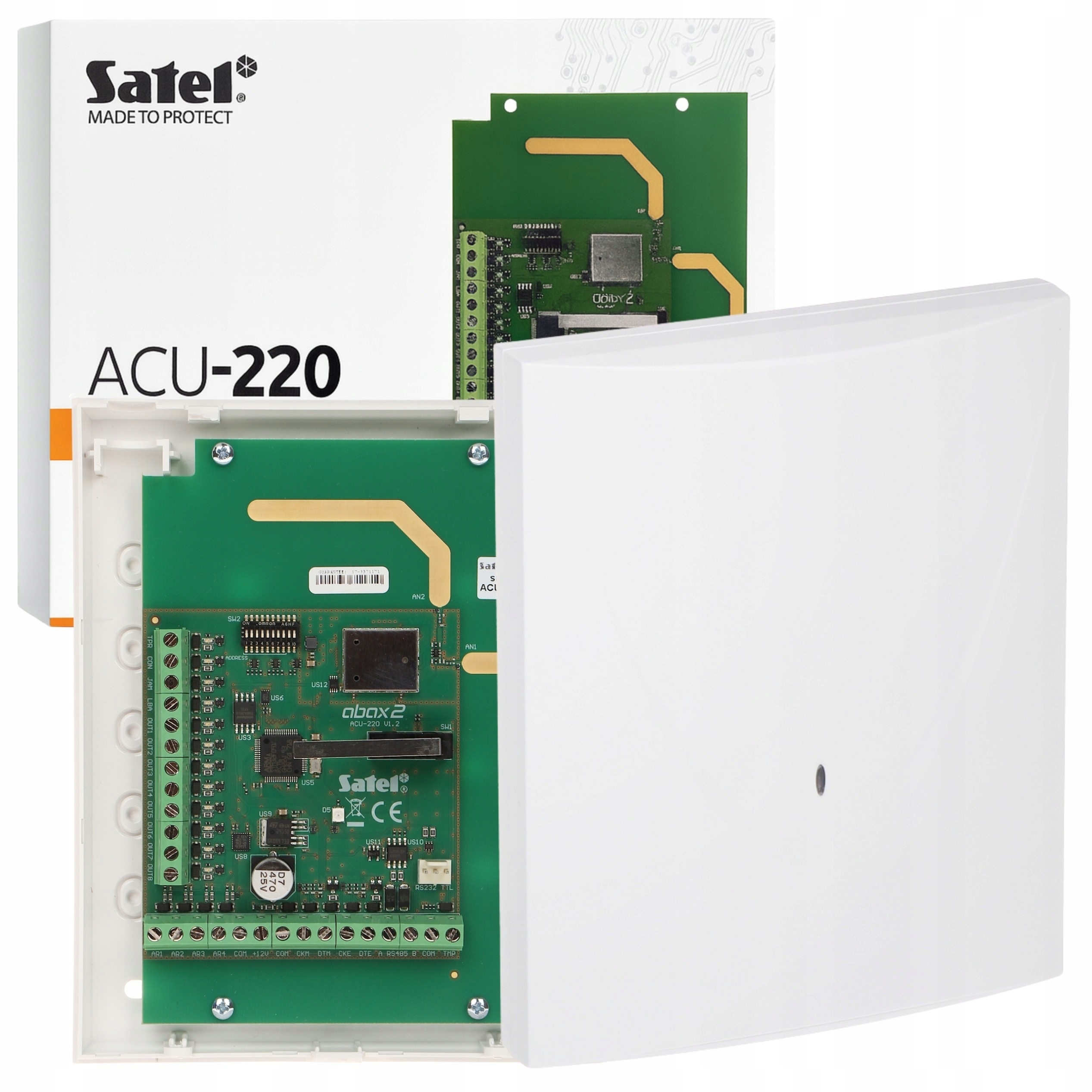 Řídicí jednotka bezdrátového systému Satel Abax 2 ACU-220 Integra Plus Versa