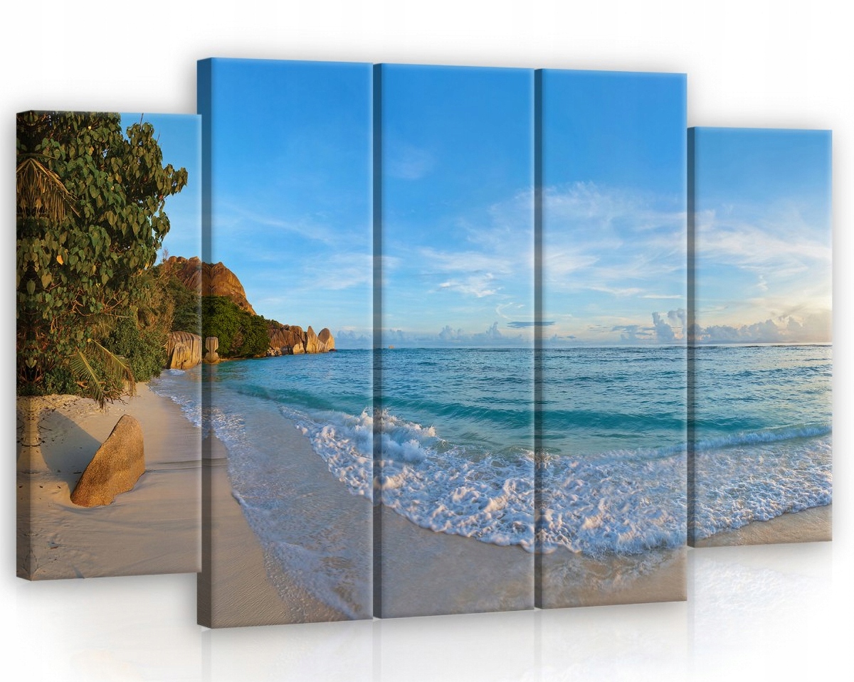 Obraz Na Plátně Canvas 150x100 Moře Pláž Krajina