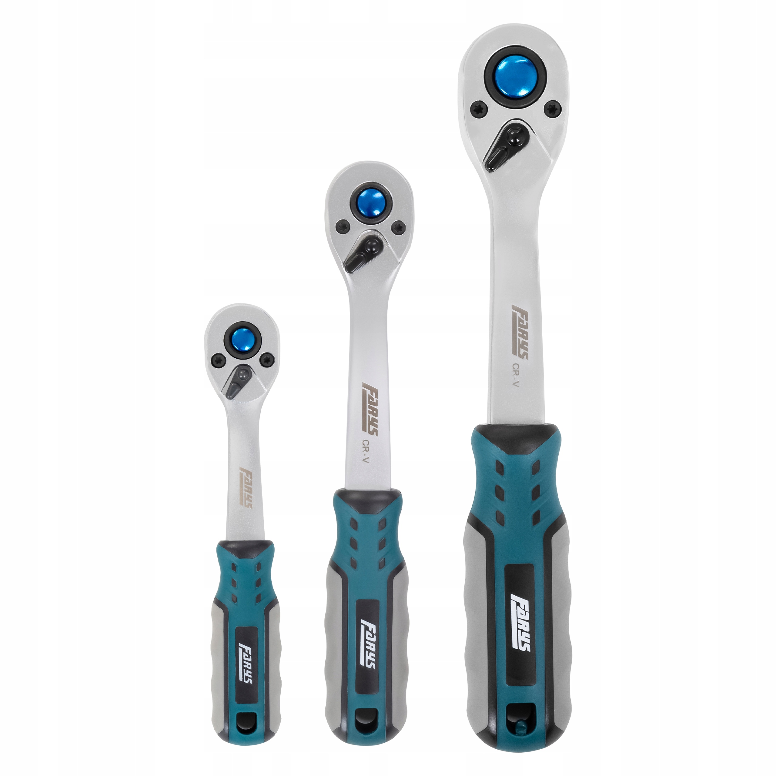 3x Chrastítko 1/2 1/4 3/8 Chrastítko pro nástavce Profesionální Silné FR2464