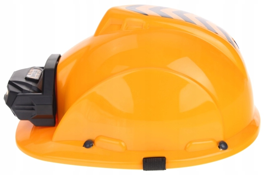 Kask Ochronny Hełm Roboczy Budowlany Latarka LED Efekty Świetlne Materiał plastik tkanina