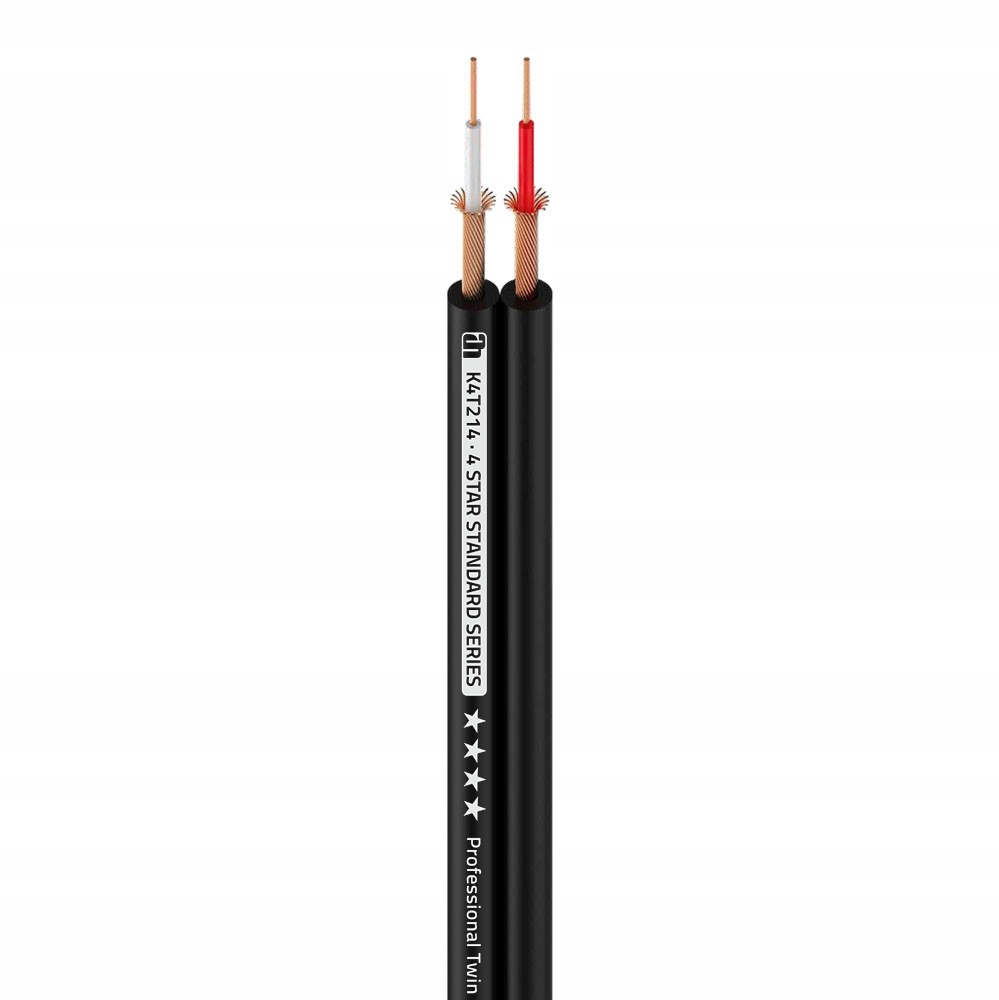 Adam Hall 4 Star Twin 214 Kabel mikrofonowy podwójny AWG26 Cena Za 1 M