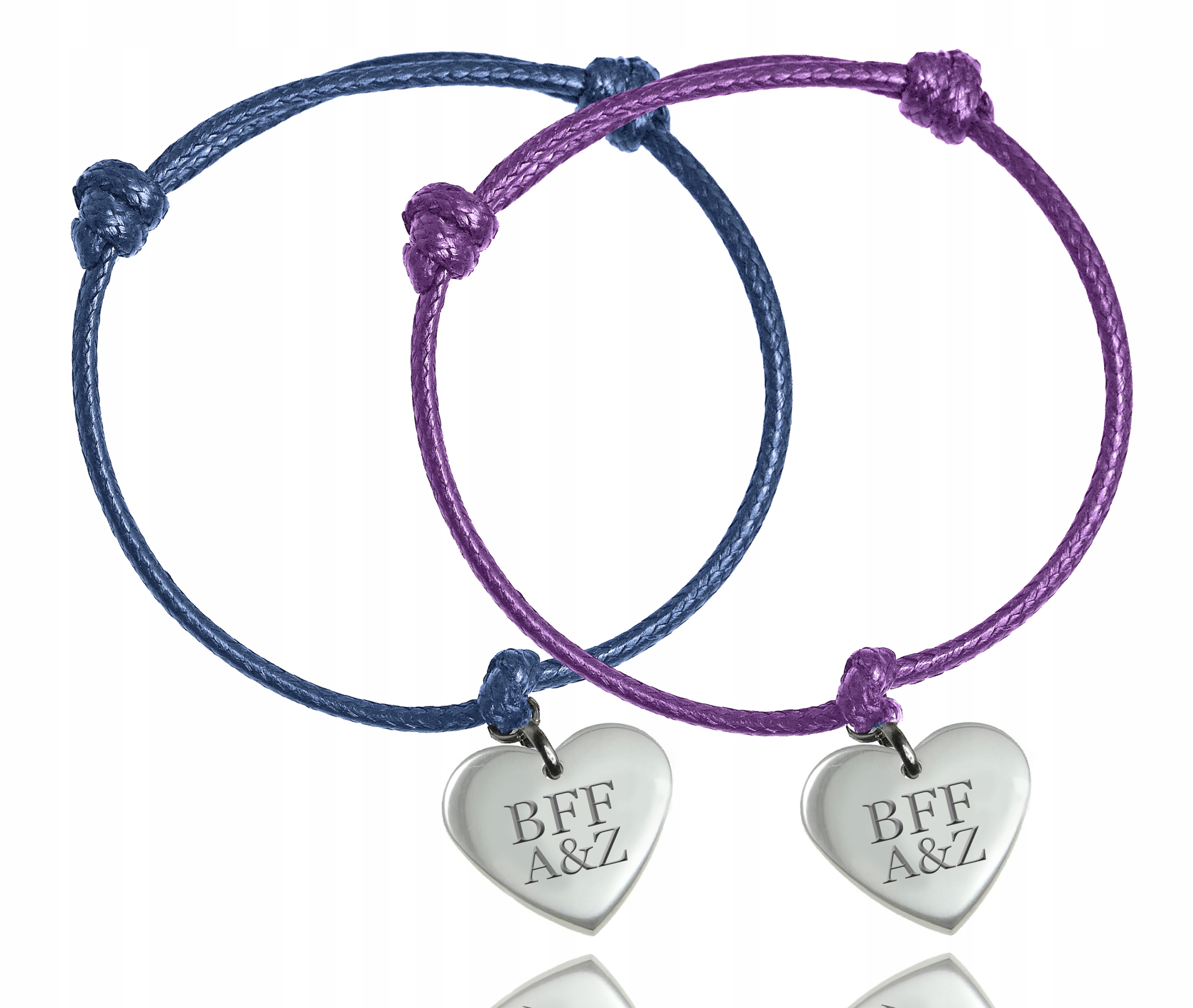 

601 Bransoletki serca dla przyjaciół pary Grawer