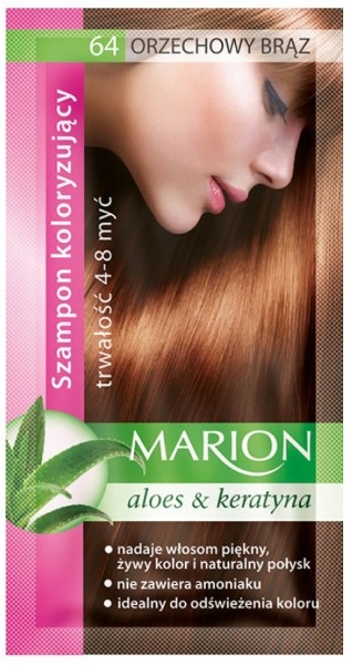 

Marion Szampon Koloryzujący 64 Orzechowy Brąz 40ml