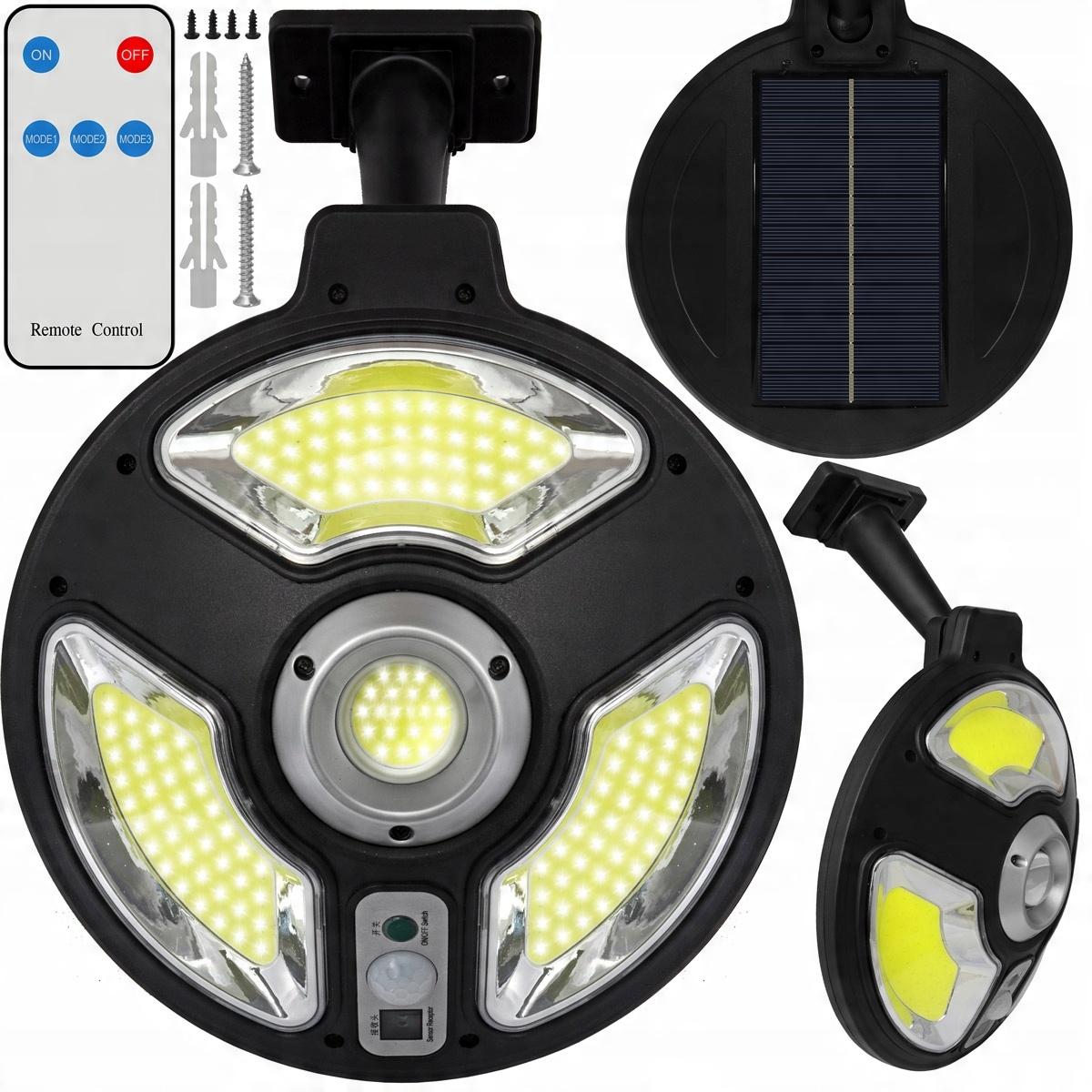 

Lampa Ogrodowa Solarna Led Czuujnik Ruchu Pilot