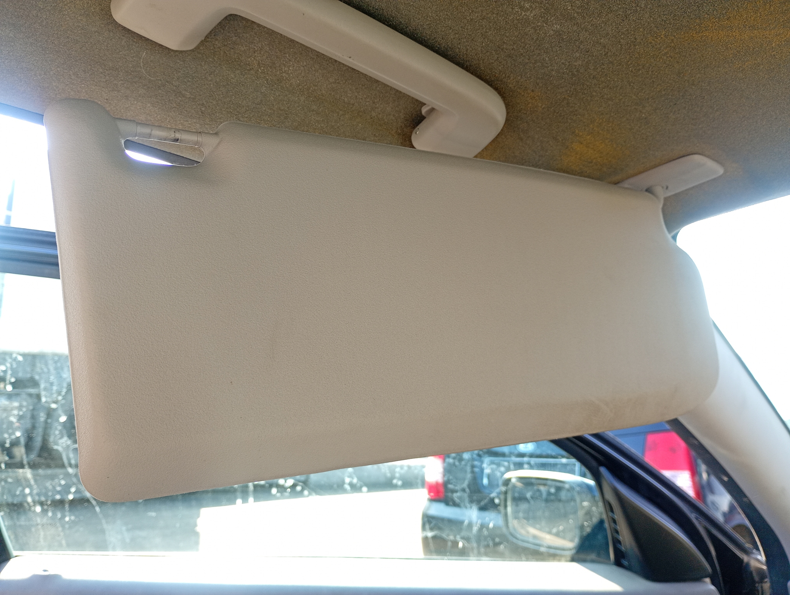 VOLVO S40 2 II 04-10 cover PRZECIWSLONECZNA left driver´s visor left