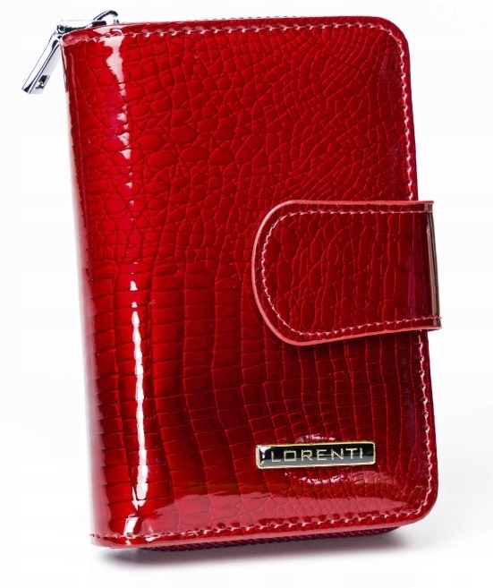 

Portfel Damski Skórzany Czerwony Lorenti Rfid Mały