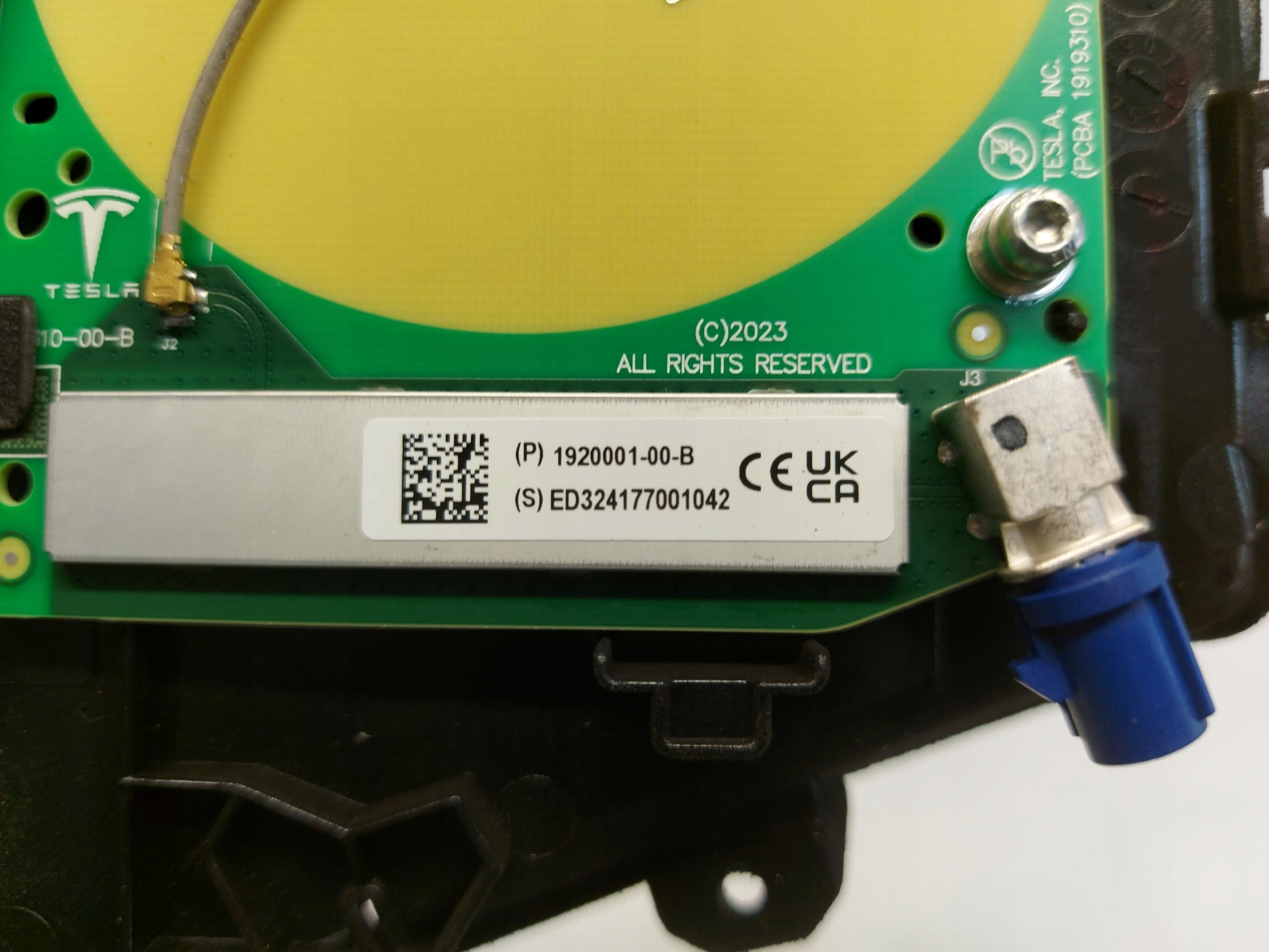 TESLA MODEL 3 LIFT aerial GPS module sensor rain 1920001-00-B