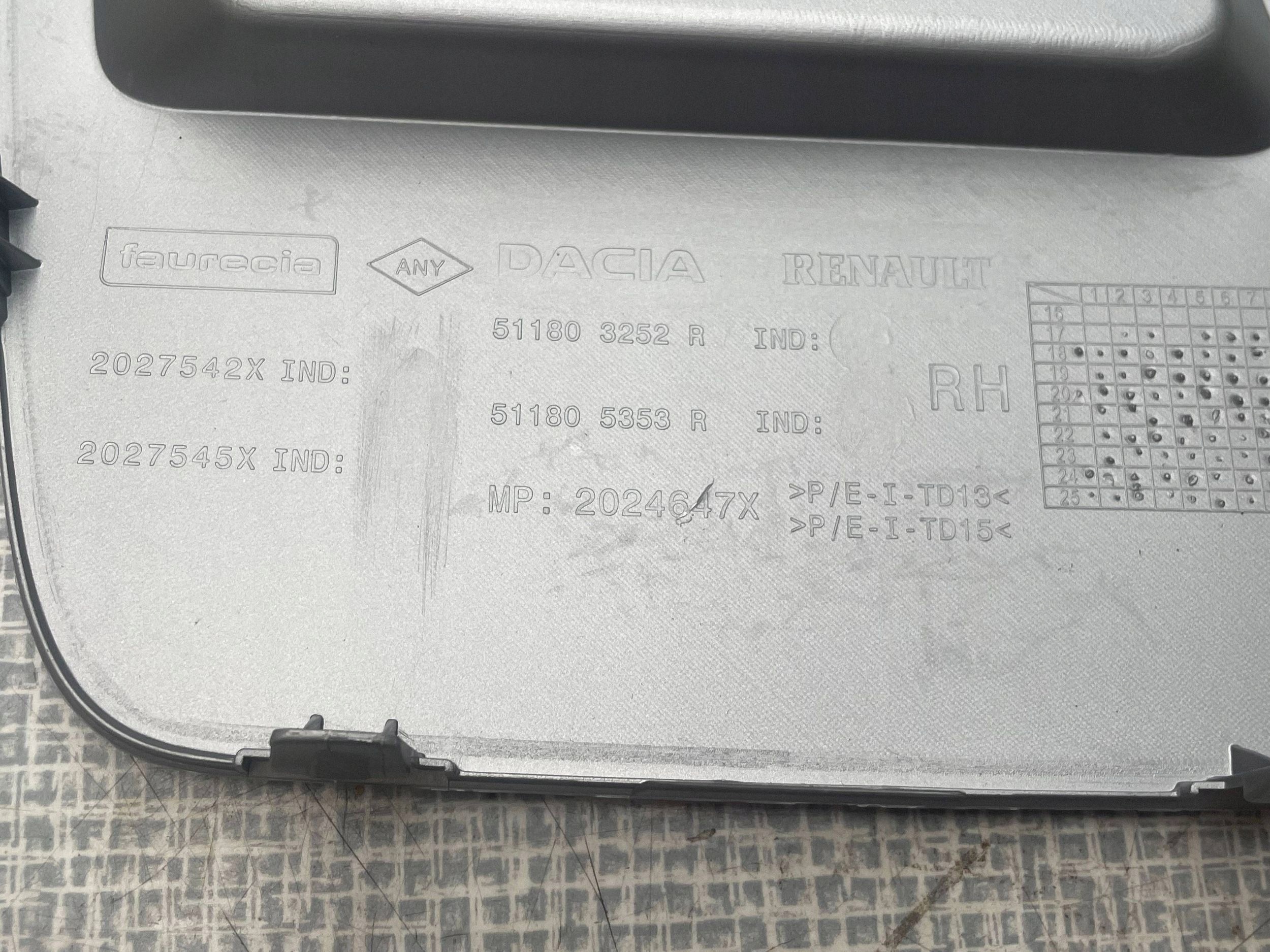 Copri Paraurti Destro sinistra RENAULT DUSTER II 511806505R @A