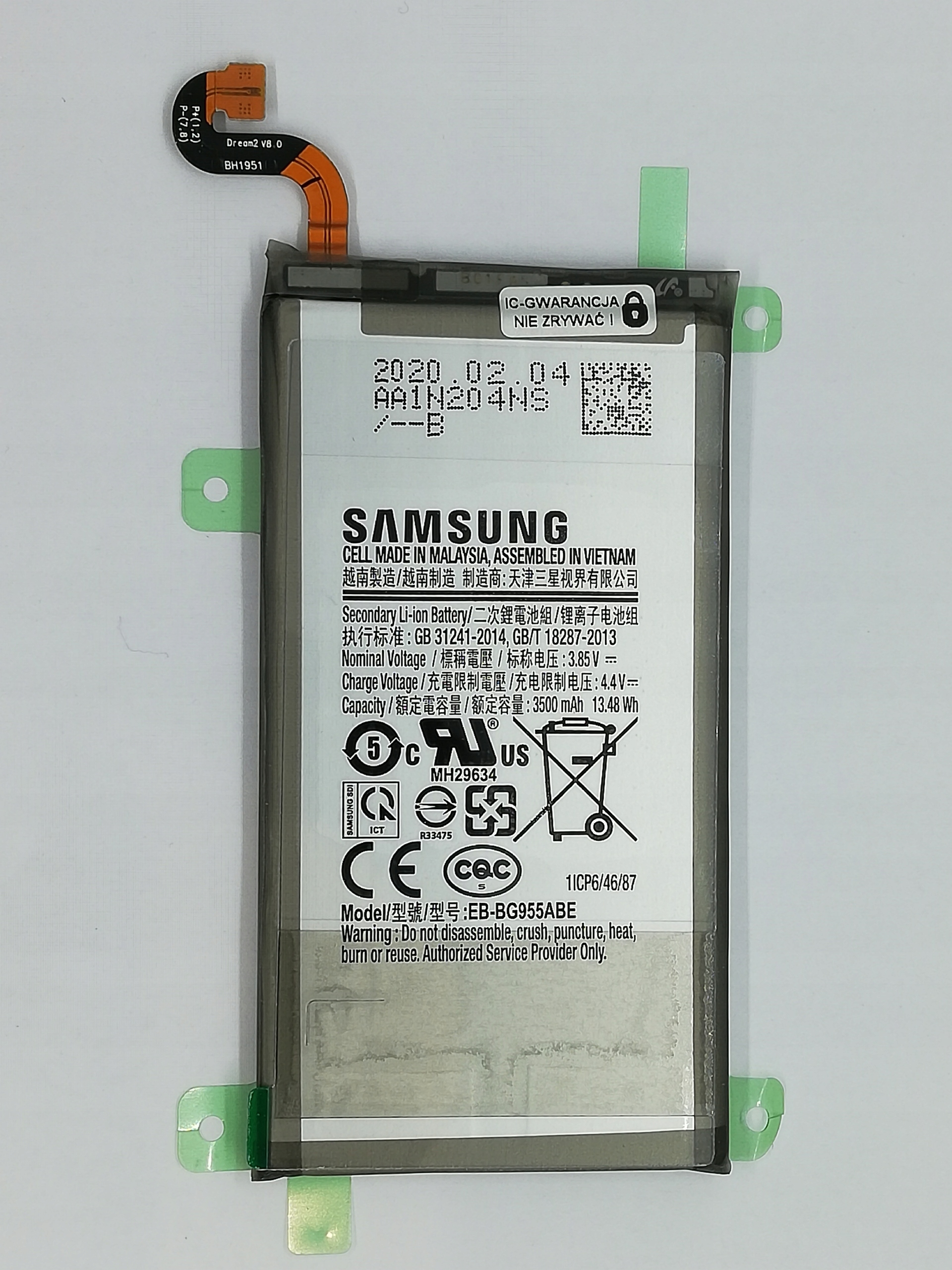Oryginalna Bateria Samsung S8 Plus EB-BG955ABE