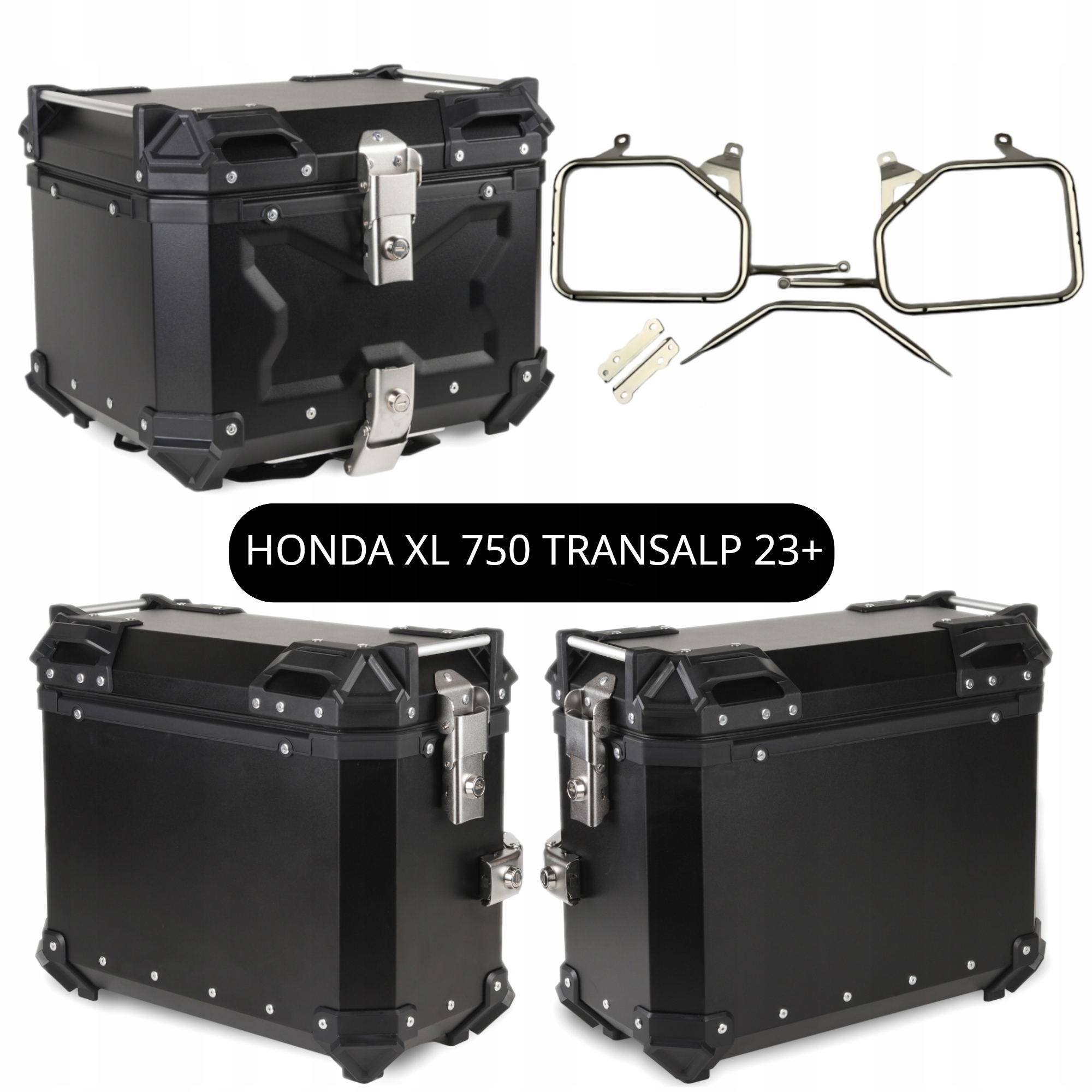 Kufr Kufry Hliníkové Rošty Honda XL 750 Transalp 2023+ Sada TopX