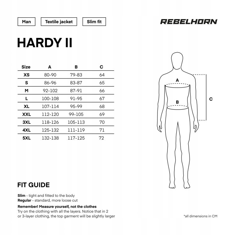 KURTKA TEKSTYLNA REBELHORN HARDY II M