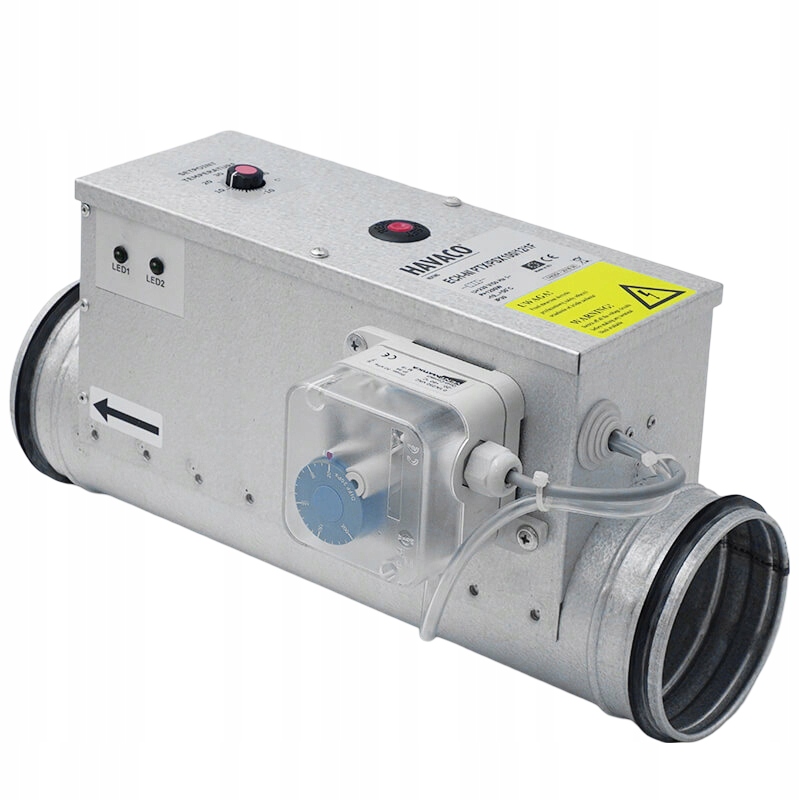 Elektrický ohrievač Havaco Ech-ni PTX-100/09/1F Automatika Fi 100 0,9 kW