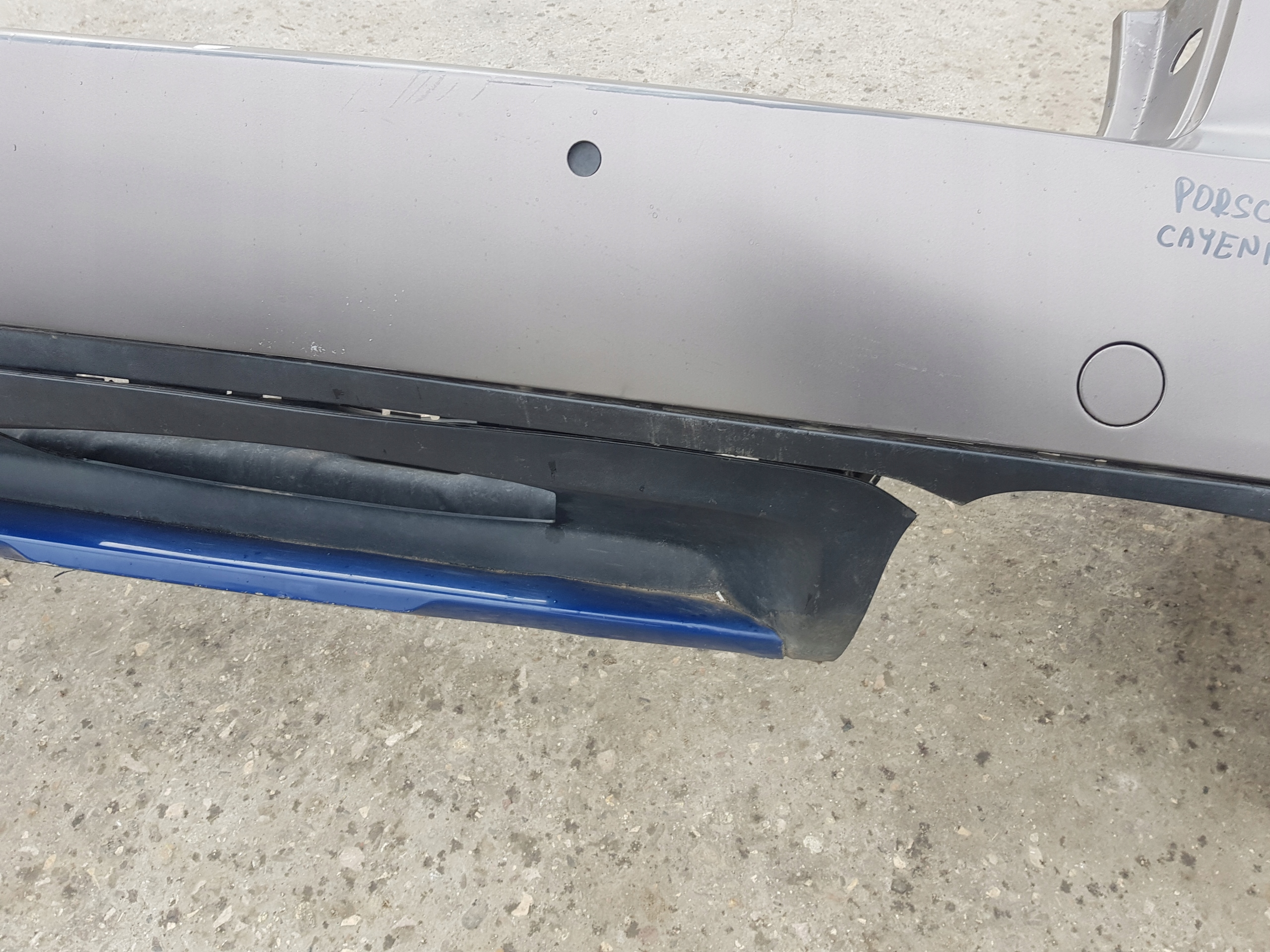 bumper rear part rear PORSCHE CAYENNE S 7P 7P5