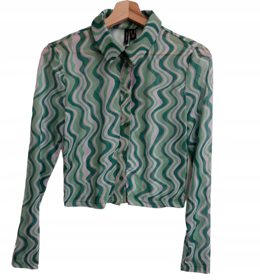 Vero Moda zelená sieťovaná košeľa M