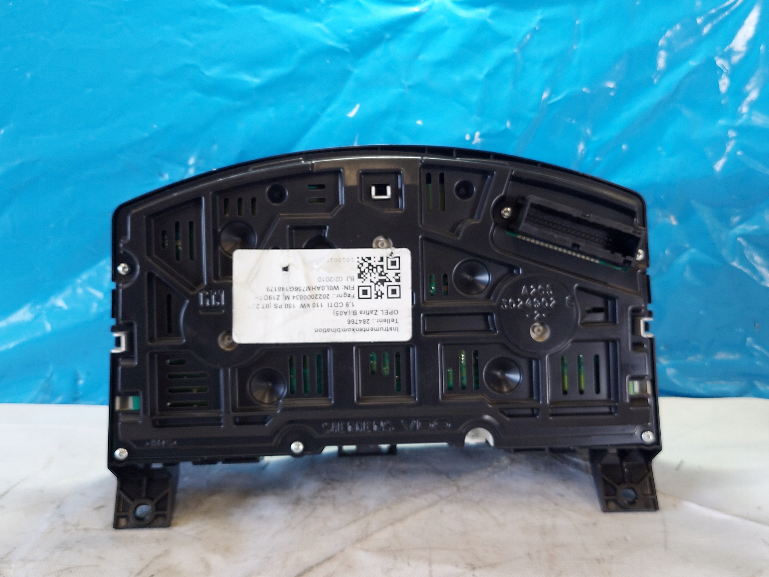 dials clock ZAFIRA B 1.9 CDTI 13216684