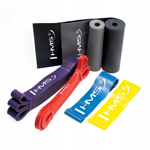 

Zestaw 6 taśm gum oporowych do treningu fitness