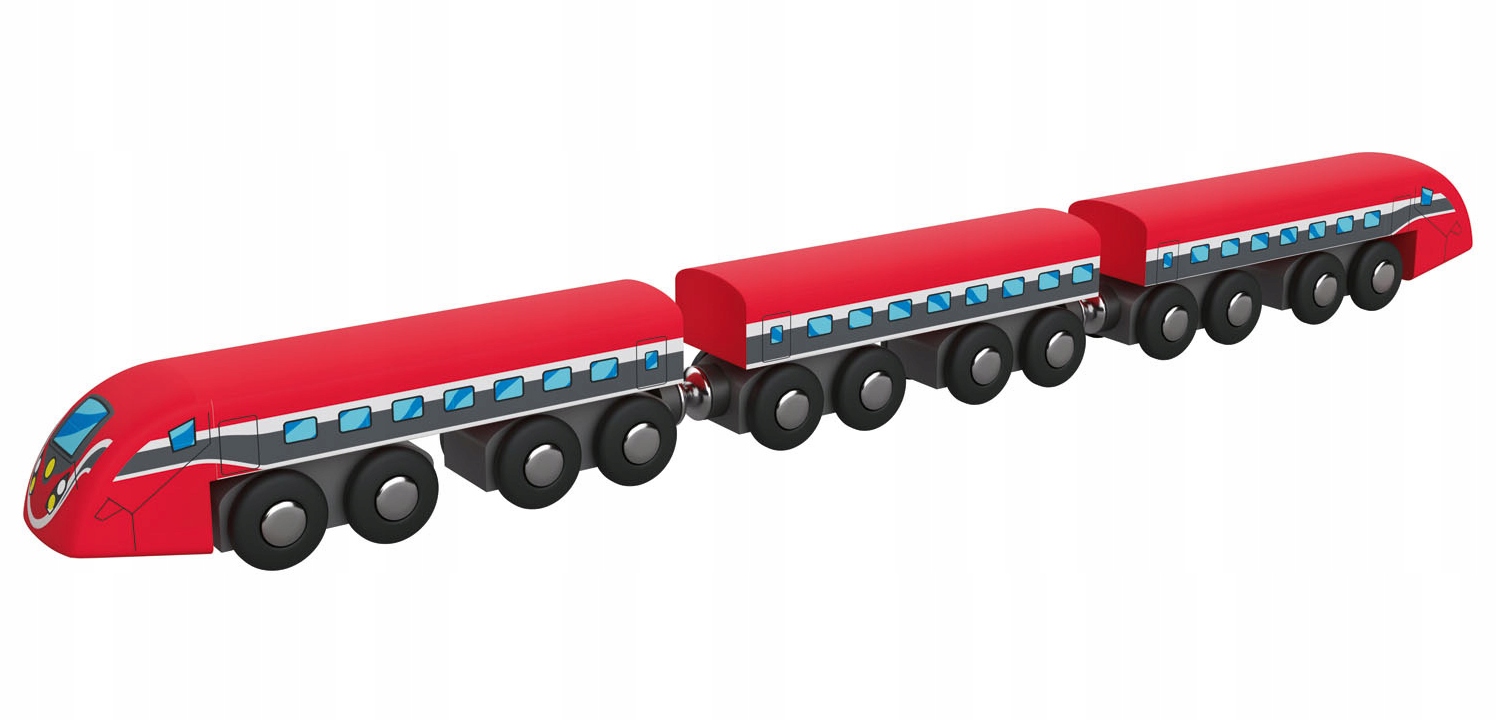 

Playtive Pociąg ekspresowy Włochy z litego drewna