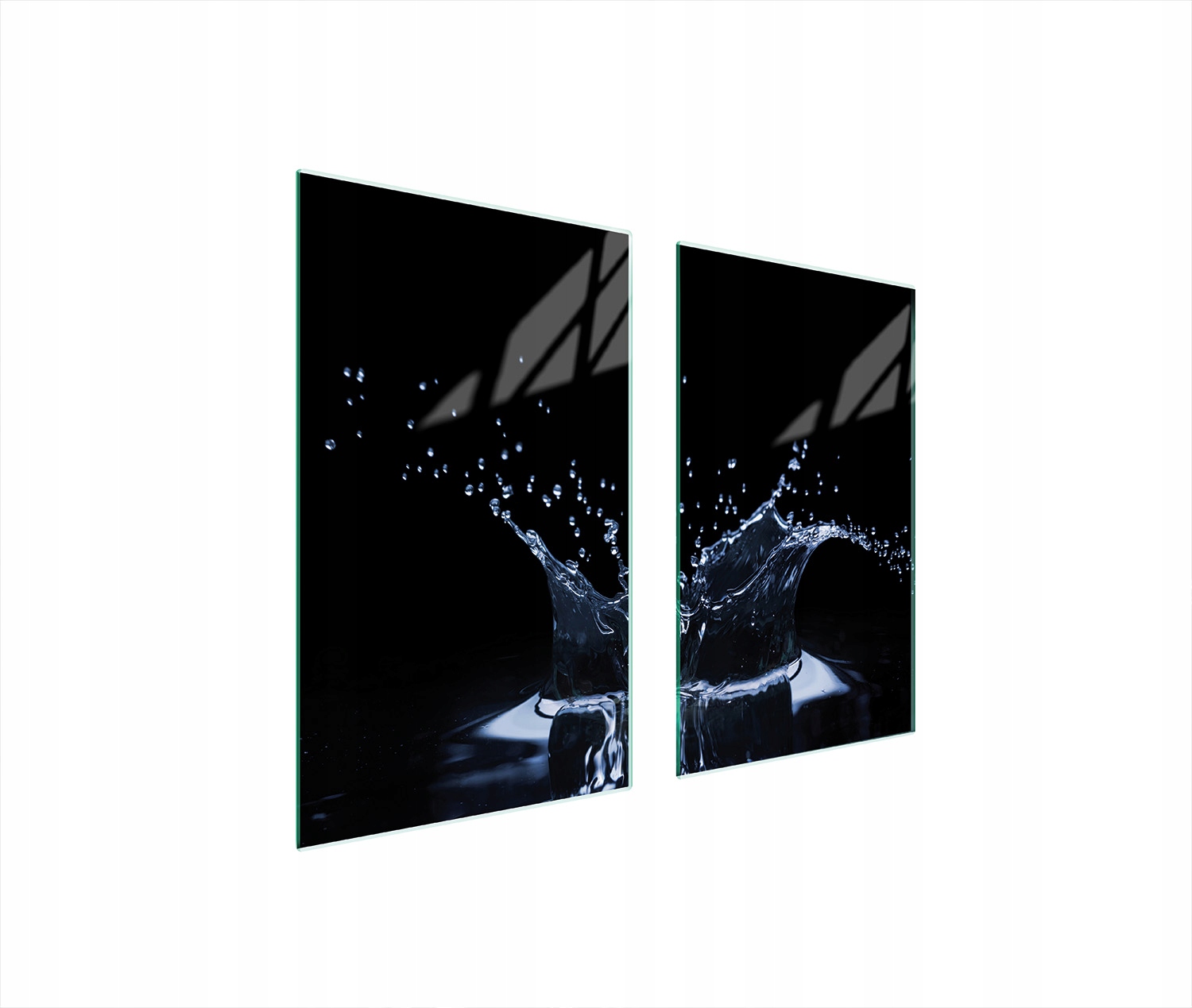 Skleněná Ochranná Deska Na Sporák 75x52 Voda Tvrzené Sklo