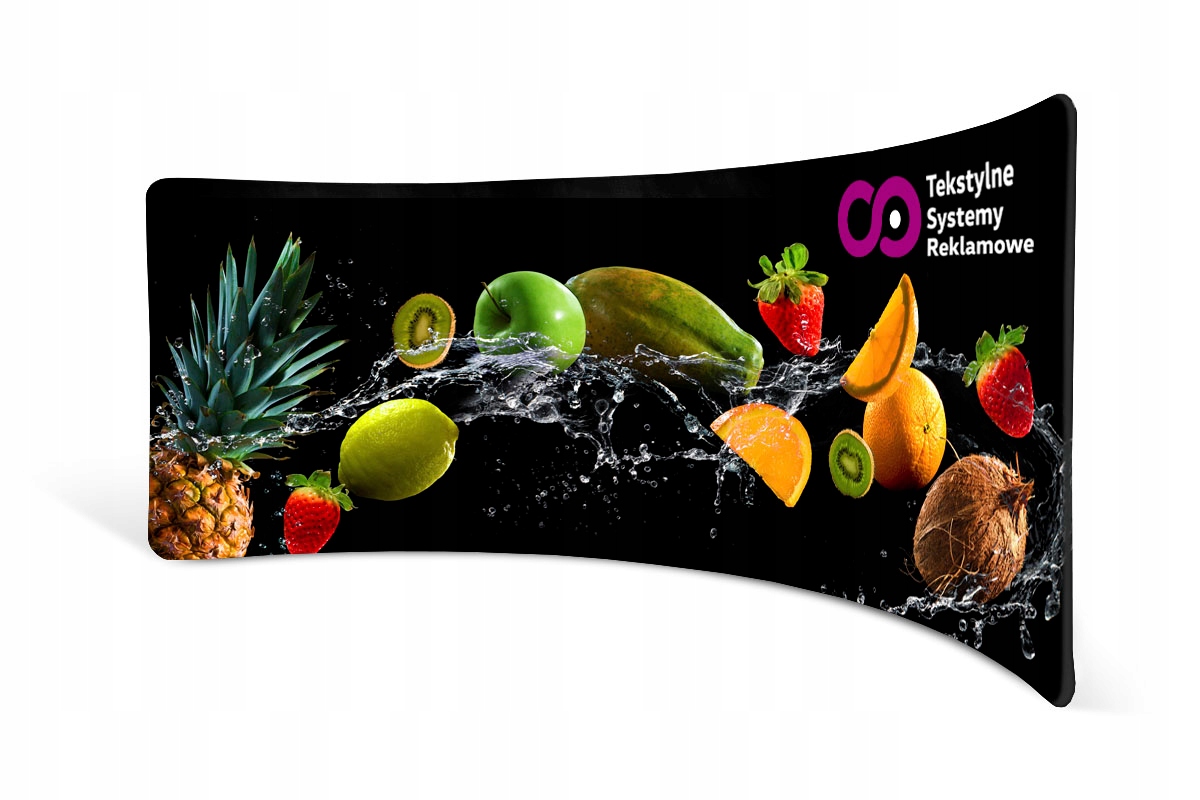 ŚCIANKA TEKSTYLNA HORYZONTALNA 600 + tkanina