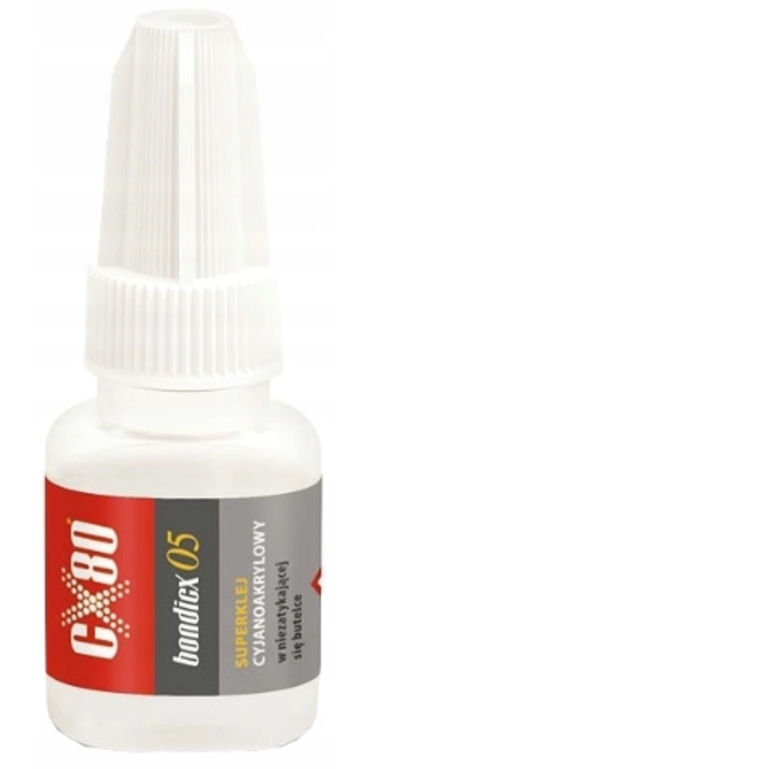 Klej Cyjanoakrylowy 5G Do Plastiku Skóry Gumy I Ceramiki CX80 Bondicx 05