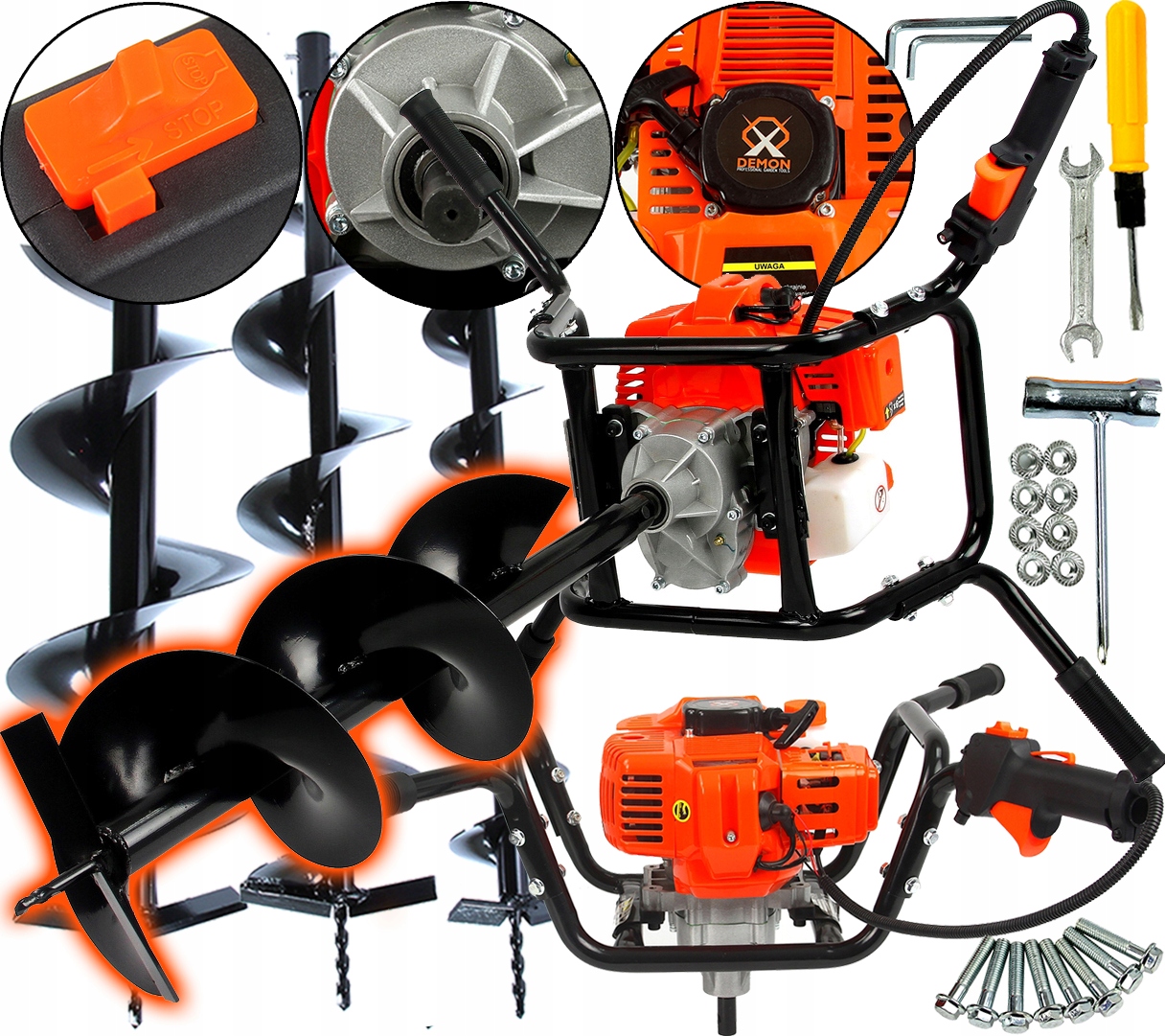 WIERTNICA GLEBOWA GLEBY ŚWIDER SPALINOWY 3 WIERTŁA