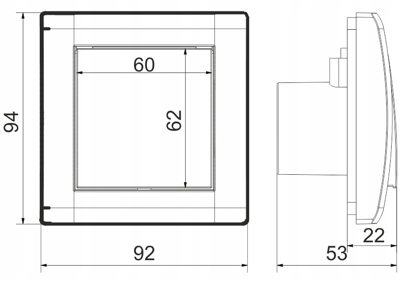 Gniazdo ssące ASKO Szare premium odkurzacz centralny Kolor szary