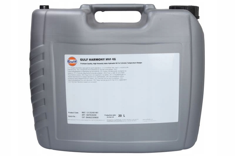 Olej hydrauliczny GULF 3607-20L