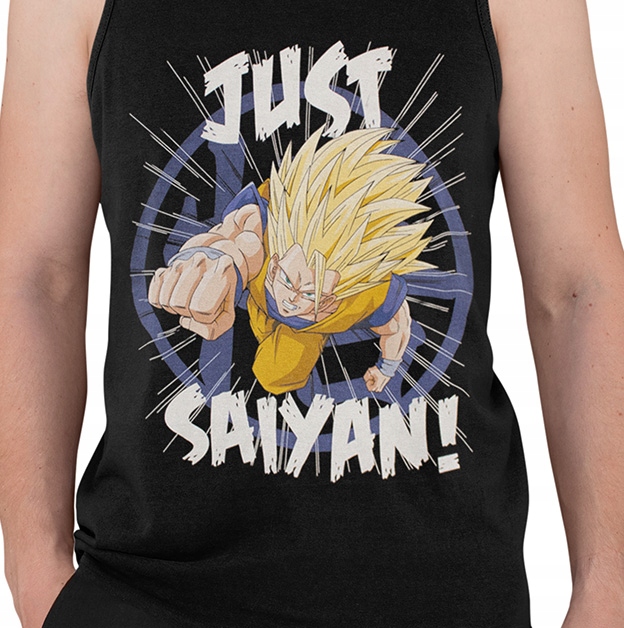 TANK TOP DRAGONBALL JUST SAIYAN Marka inna