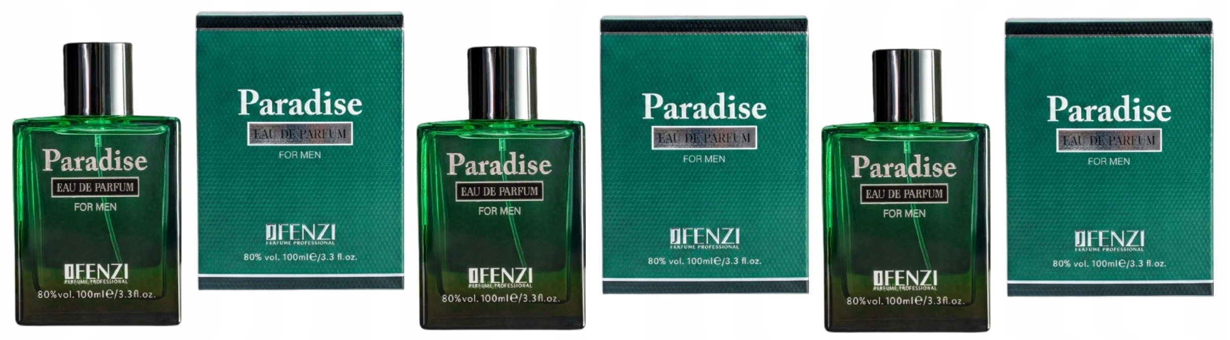 JFenzi Paradise Men 3x100 ml parfémovaná voda